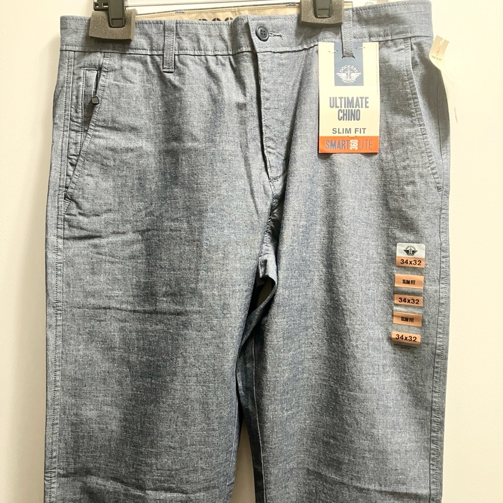 Dockers ultimate chino Blue Slim Fit Chino Pants 34x32